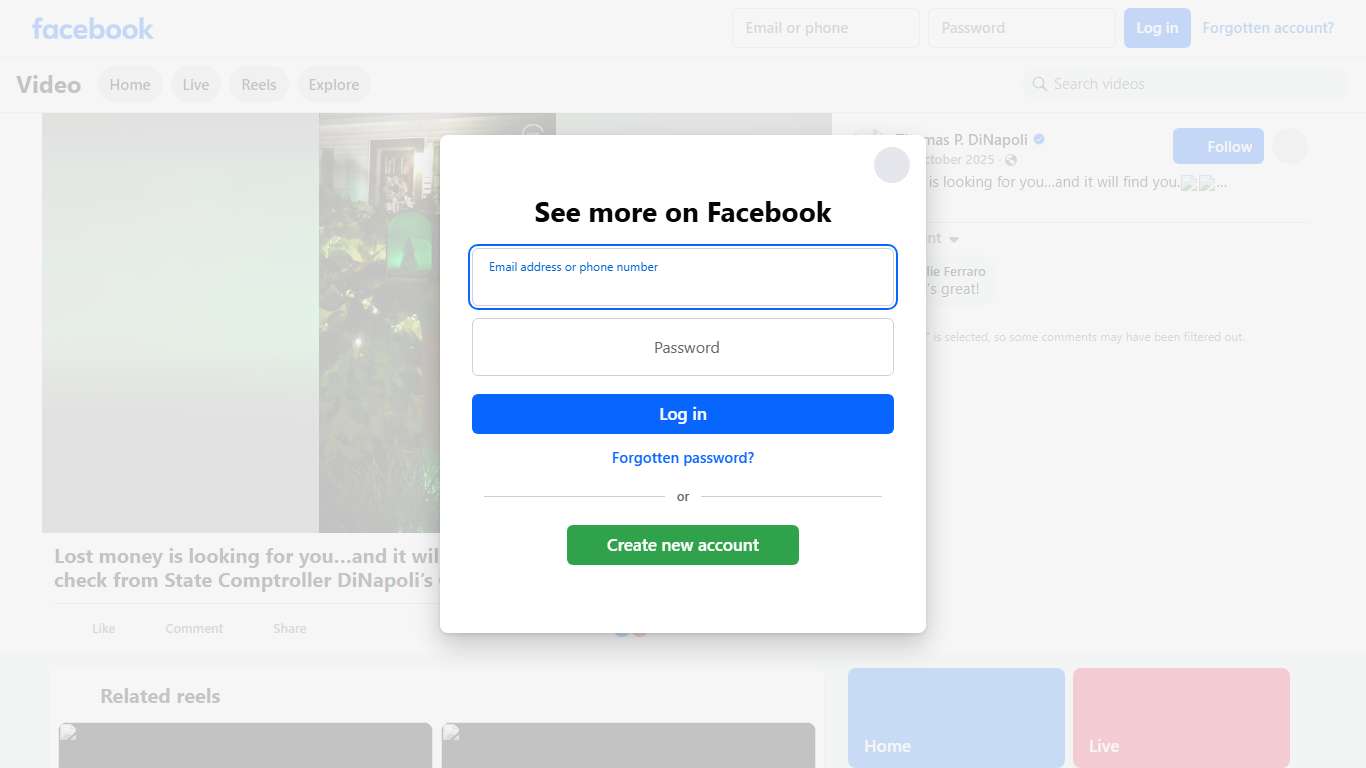 Lost money is looking for you…and it will find you.📬😱 If you get a check from State Comptroller DiNapoli’s Office of Unclaimed Funds, it’s no trick, but a treat. So don’t be afraid to cash it. It’s real! Happy Halloween. Thomas P. DiNapoli Facebook